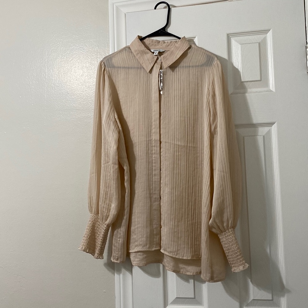 Women’s Express Sheer button up